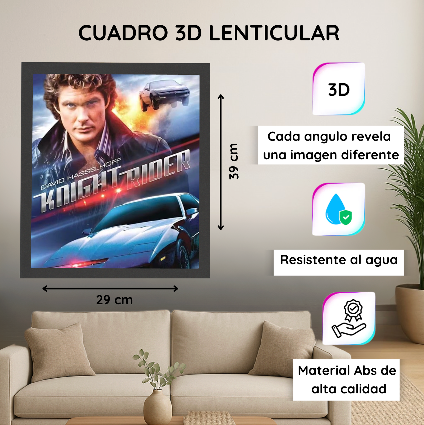 Cuadro Lenticular 3D – K2000